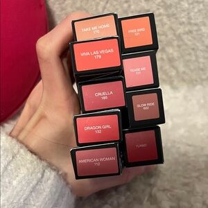NIB NARS Lipstick Collection - 9 Bold Reds and Pinks